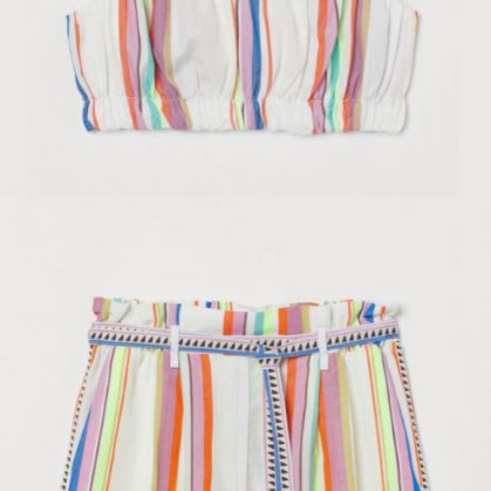 Lemlem x H&M Striped Two-Piece Set